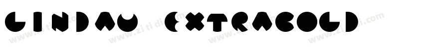 Lindau ExtraBold字体转换